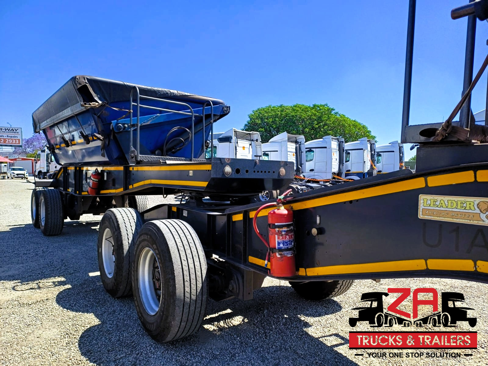 2021 LEADER 20 CUBE SIDE TIPPER TRAILER #53375